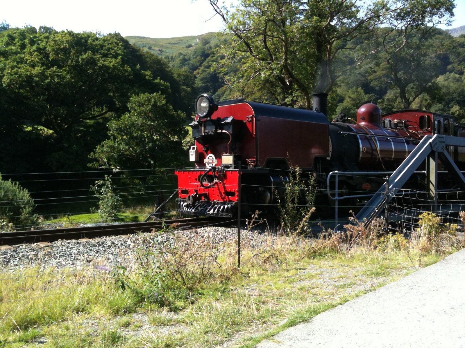 Snowdonia mountain peaks with low cloud